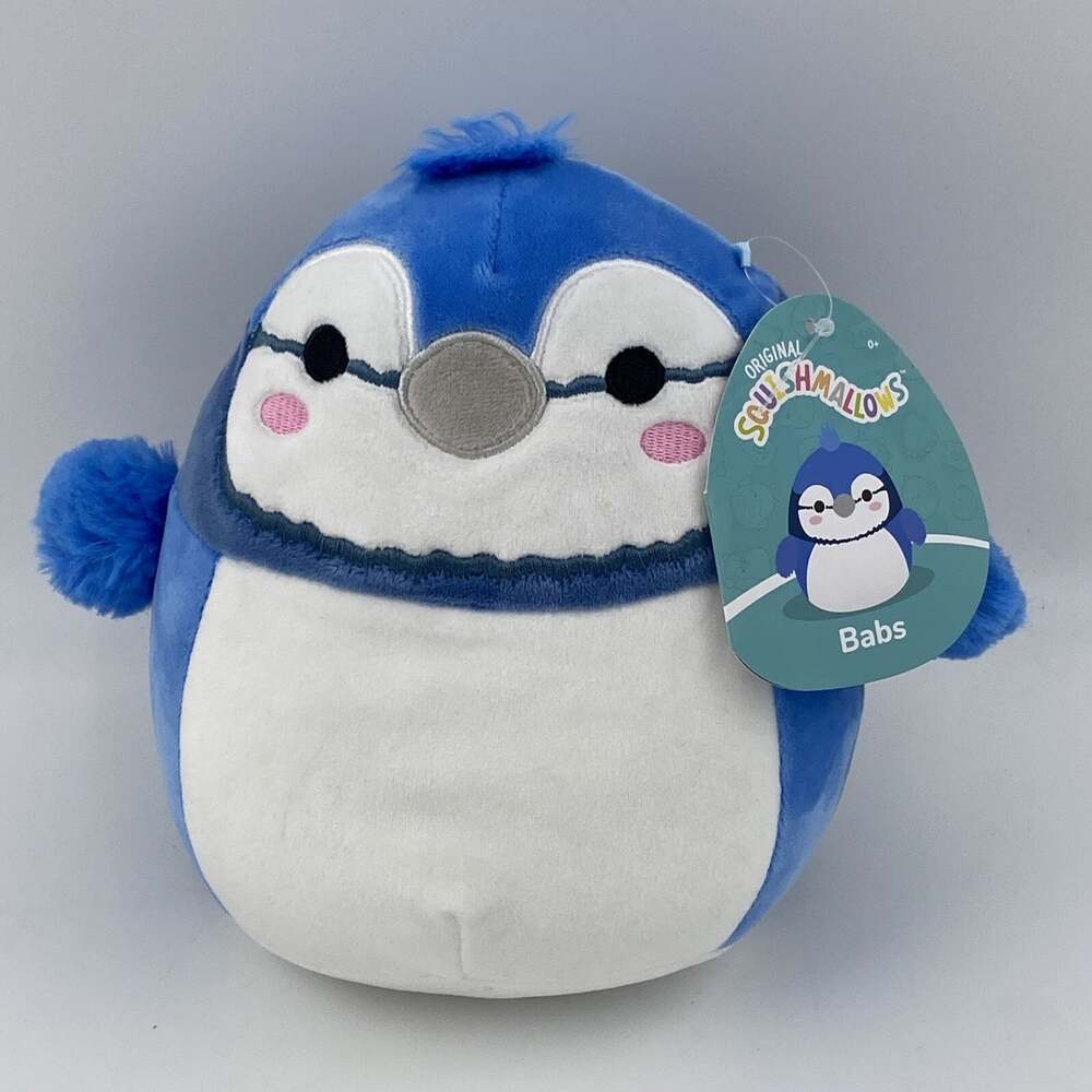 Squishmallow Babs Blue Jay 7.5” NWT New